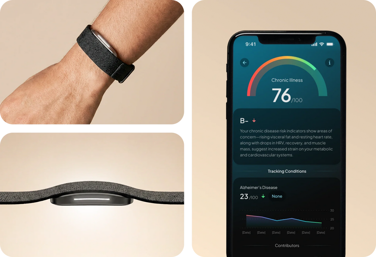 Hume Band 2.0 – Smart Longevity & Metabolic Health Tracker