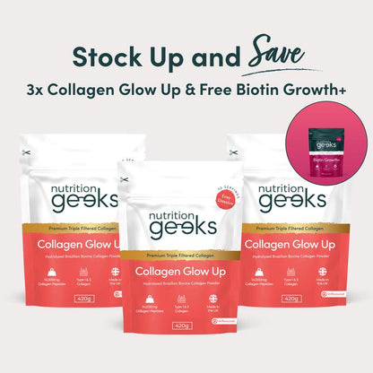 Collagen Glow Up (with Free Biotin Growth+)